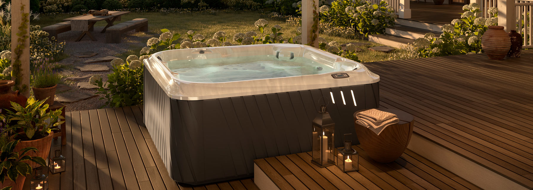 Explore Jacuzzi® Hot Tubs Features